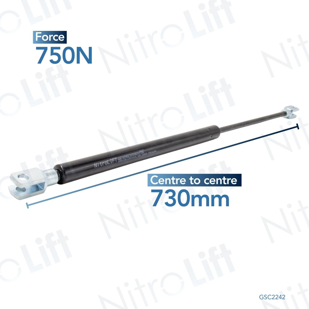 NitroLift Toyota Hi-Ace 1977-1982 Van Tailgate / Boot Gas Strut